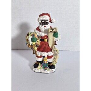 The International Santa Claus Collection 1997 Handcrafted African American Santa